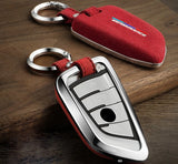 CODE M - Performance Suede Key Cover with Key Ring Chain Clip - CODE M BMW Coding Parts